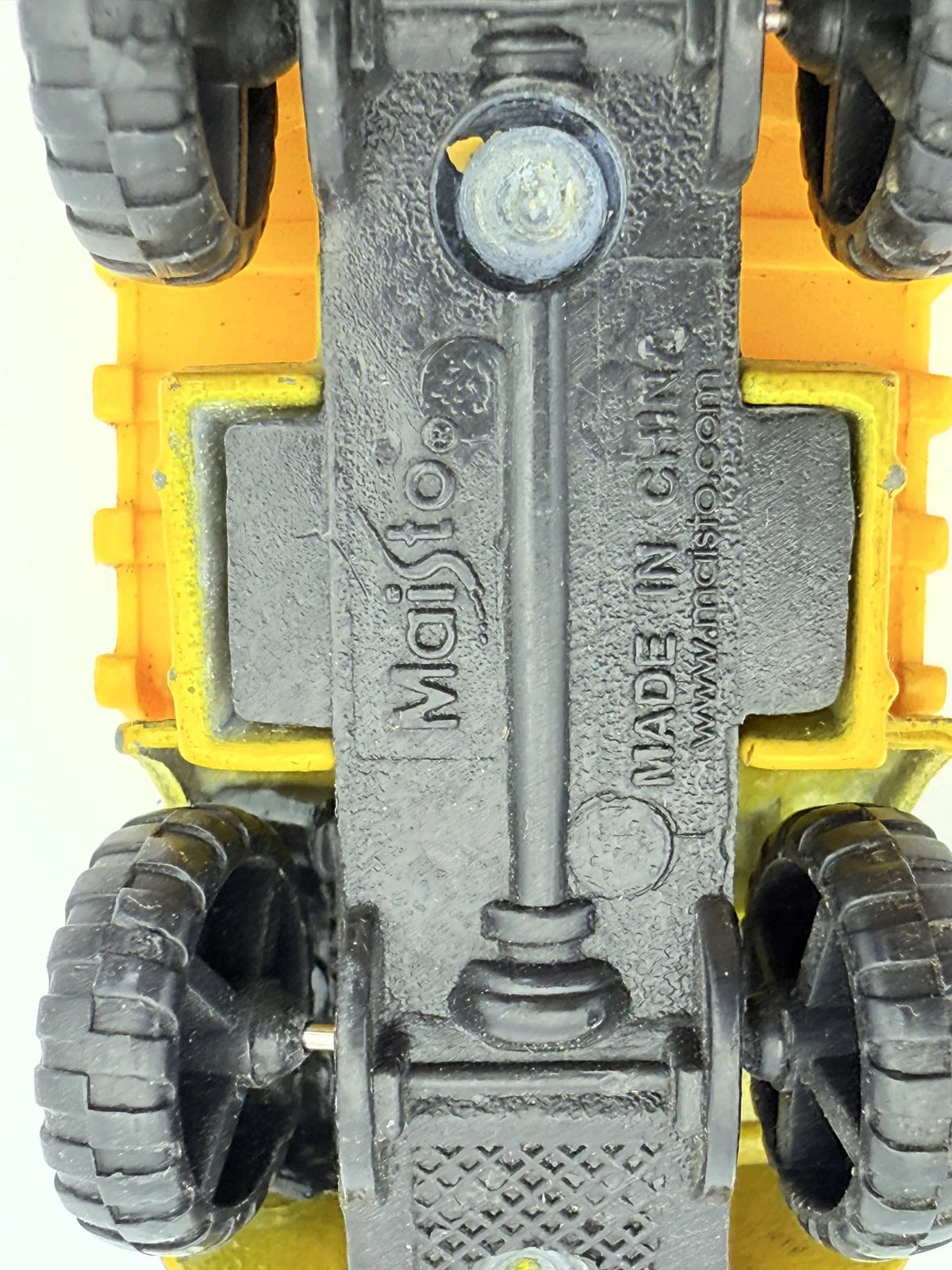 Wywrotka, Dump Truck, Maisto, Die cast, Resoraki, Żółty, 1:64 – zdjęcie 7