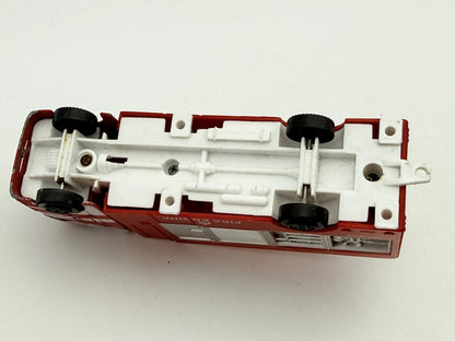 FIRE ENGINE TRUCK POWERFUL (Straż pożarna) Die cast, Czerwony 1:64 (12cm) – zdjęcie 7