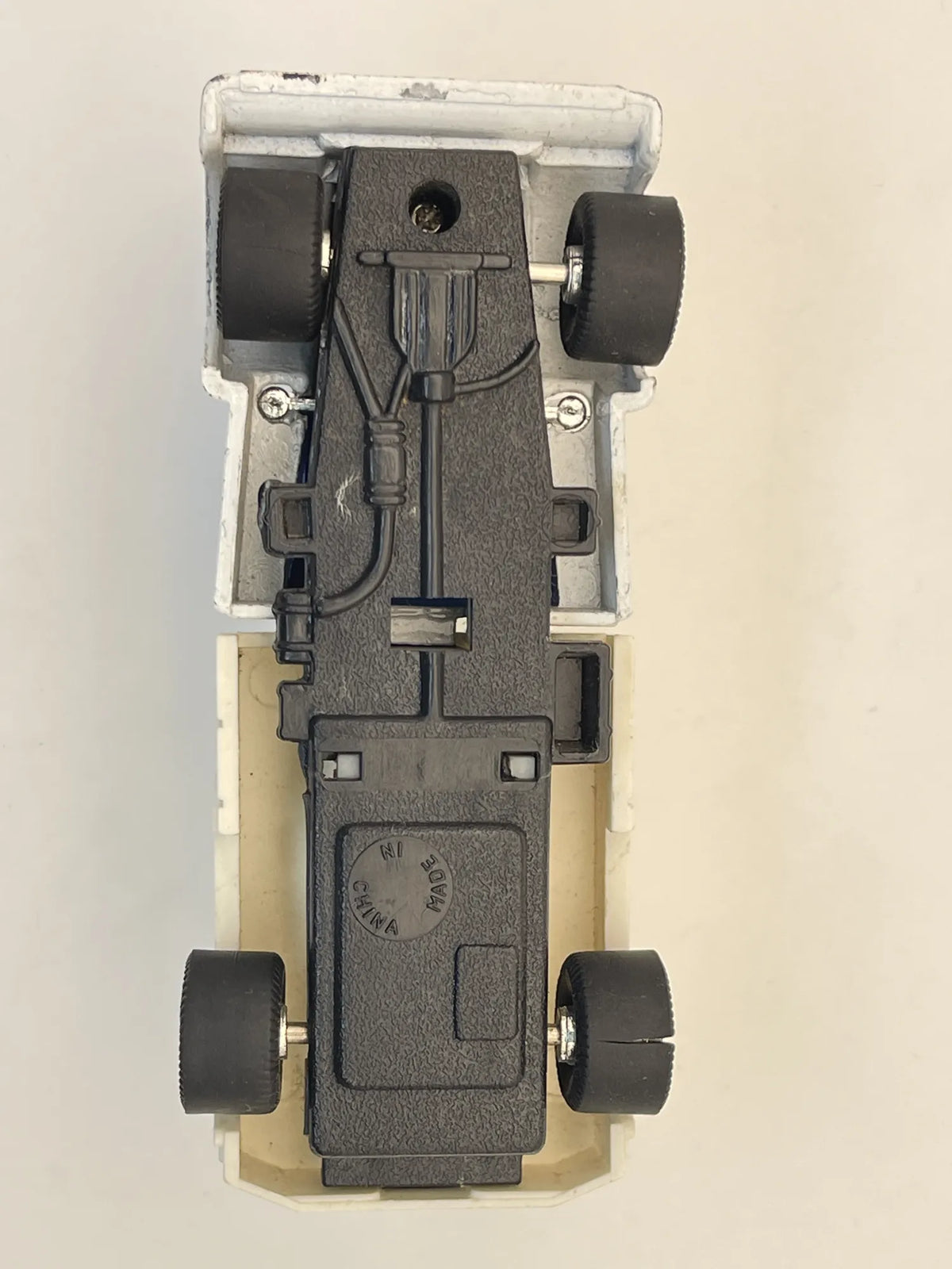 Police tow truck, Szeryf, Resoraki, Die cast, Biała 1:64 – zdjęcie 7