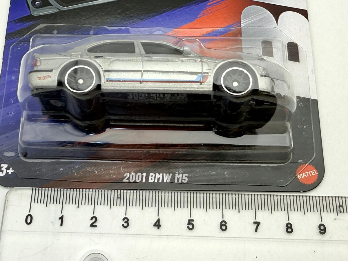 2001 BMW M5 SILVER Hot Wheels 2025 Srebrny 1:64 2xMetal – zdjęcie 7