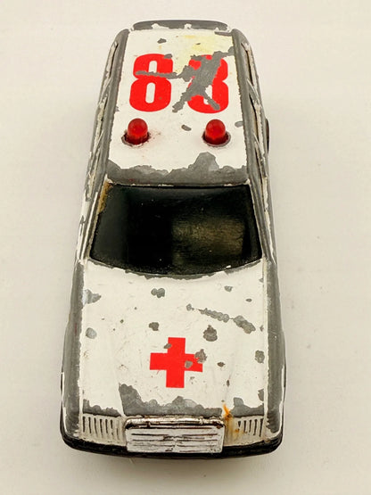 AMBULANCE, Resoraki, Die cast 8917, Biały, 1:64 – zdjęcie 7