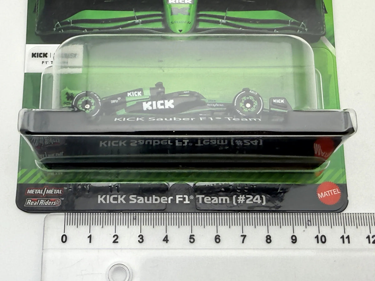 KICK SAUBER F1 TEAM (#24), Hot Wheels 2024, HRV11, Czarny, 1:64, Resoraki – zdjęcie 7