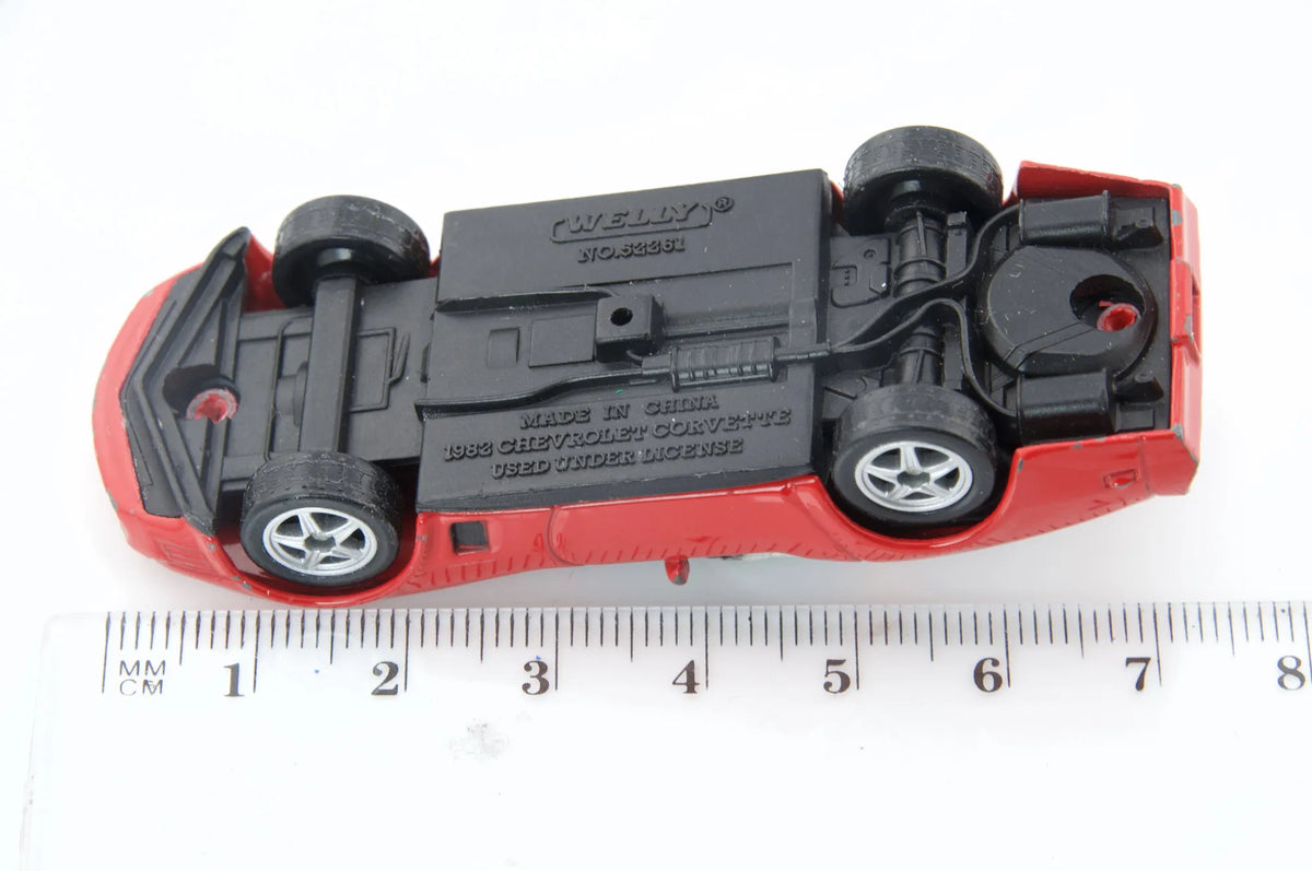 1983 Chevrolet Corvette Welly Czerwony 1:60 – zdjęcie 7