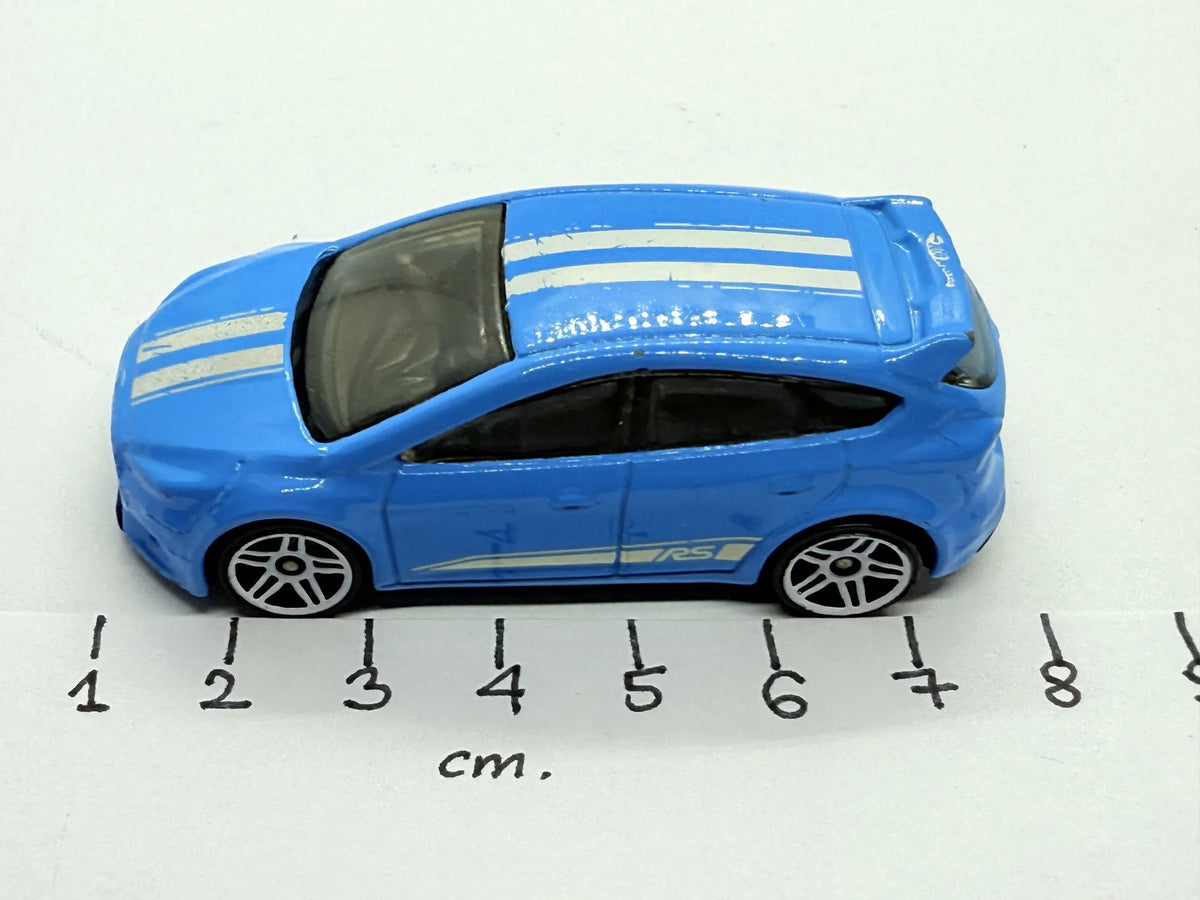 Ford Focus Rs Mainline Hot Wheels 2016 Niebieski 1:72 – zdjęcie 7