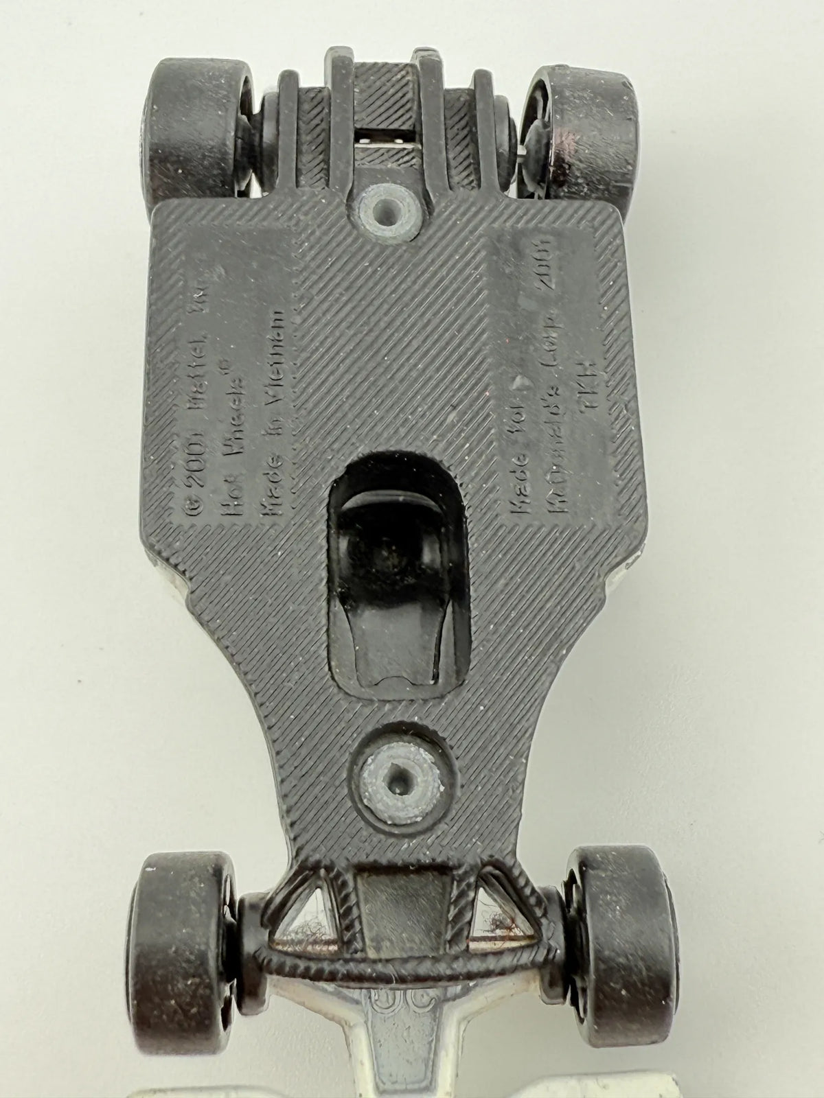 FORMUŁA 1, Hot Wheels 2001 McDonald's, Made in Vietnam, Biały, TKK, 1:64 – zdjęcie 7