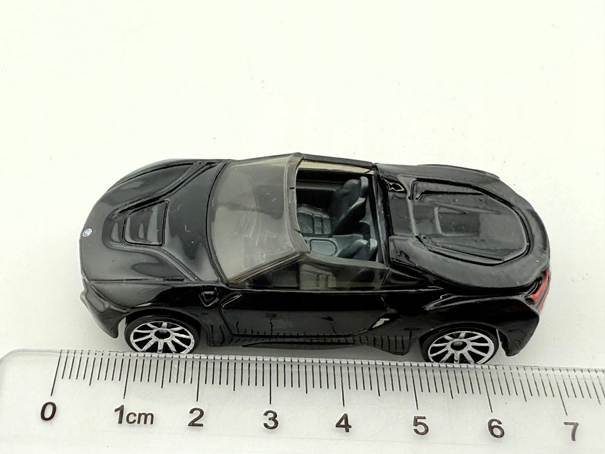 Bmw I8 Roadster Mainline Hot Wheels 2018 Czarny 1:64 – zdjęcie 7
