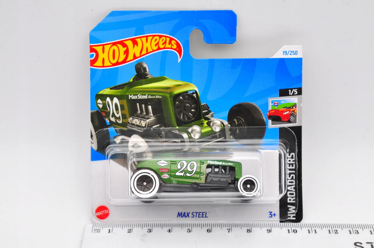 MAX STEEL Hot Wheels 2024 Zielony 1:64 – zdjęcie 7