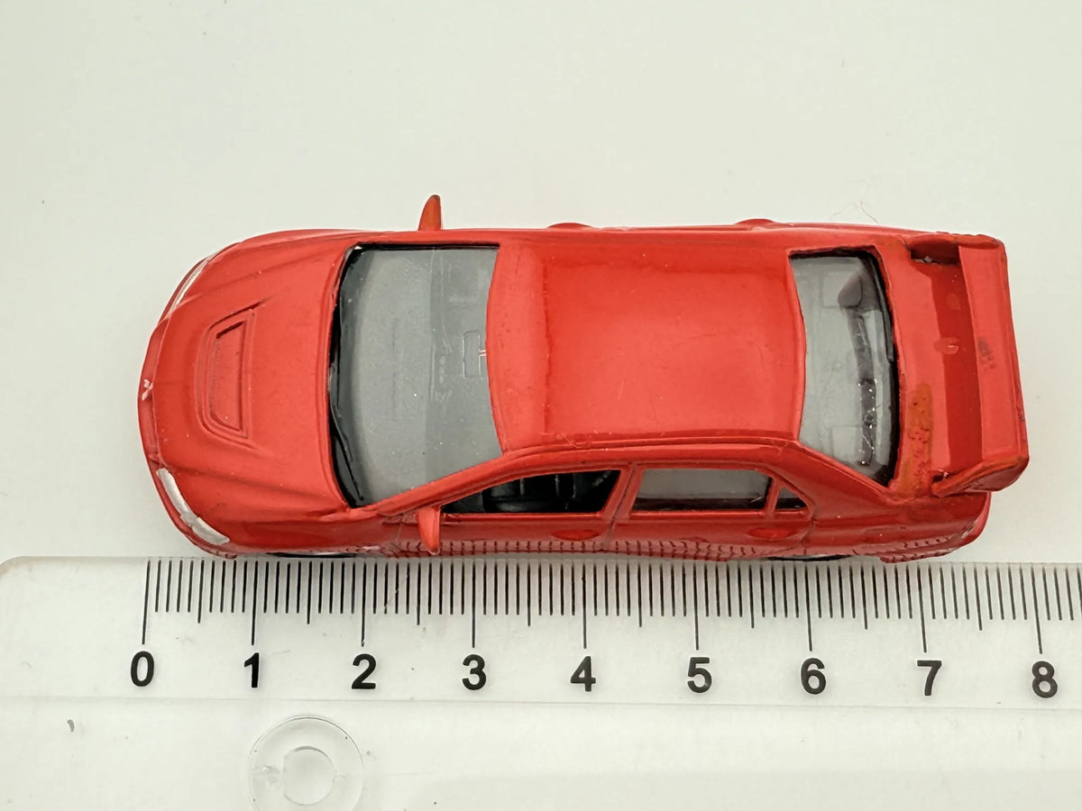 MITSUBISHI LANCER EVOLUTION VIII, Welly, Die cast 52258, Czerwony, 1:64, – zdjęcie 7