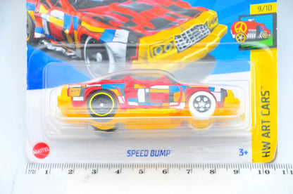 SPEED BUMP, Hot Wheels 2024, Resoraki, Die cast Htb78-N521, Czerwony, 1:64 – zdjęcie 7