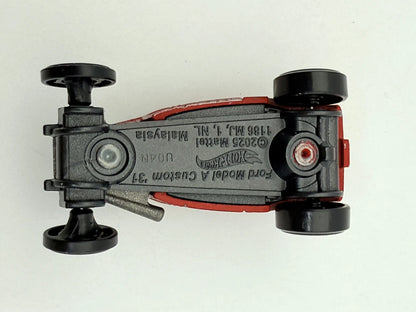 Ford Model A Custom '31, Hot Wheels 2025, die cast resoraki, bordowy, 1:64 – zdjęcie 7