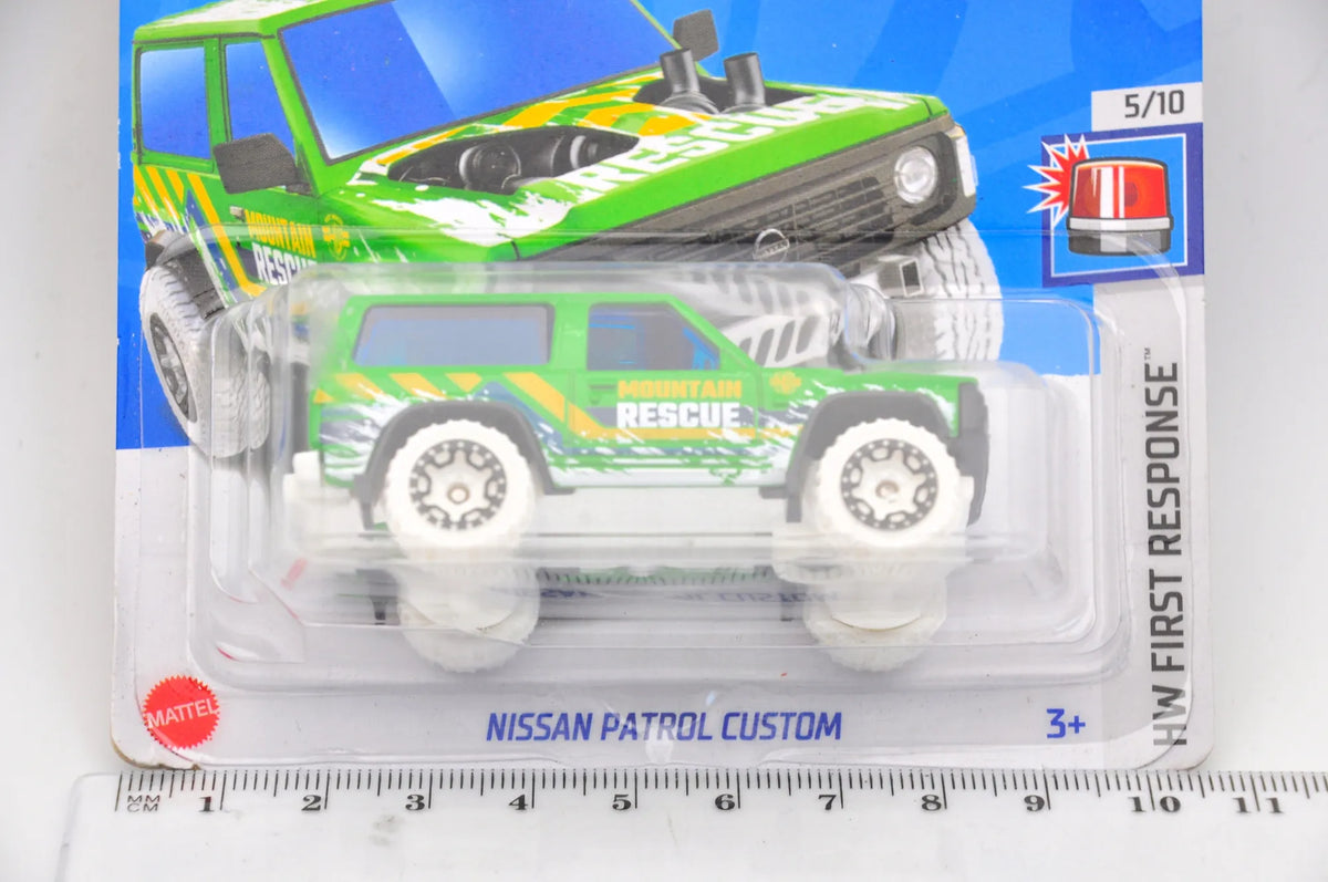 NISSAN PATROL CUSTOM Hot Wheels 2024 Die cast HTC89 Zielony, 1:64, Resoraki – zdjęcie 7