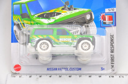NISSAN PATROL CUSTOM Hot Wheels 2024 Die cast HTC89 Zielony, 1:64, Resoraki – zdjęcie 7