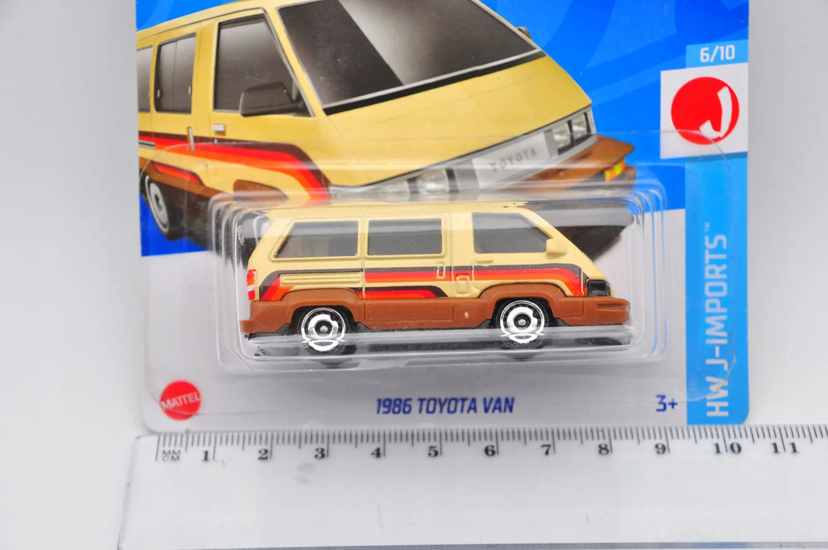 1986 TOYOTA VAN Hot Wheels 2023 Żółty 1:64 – zdjęcie 7
