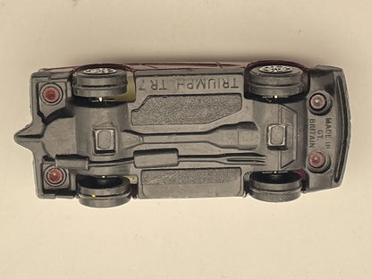 TRIUMPH TR7, Corgi, Made in Great Britain, Die cast, Bordowy, 1:64 – zdjęcie 7