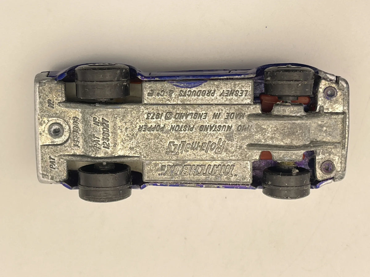 Mustang Piston Popper, Matchbox, Made in England, Resoraki, Die cast 1:64 – zdjęcie 7