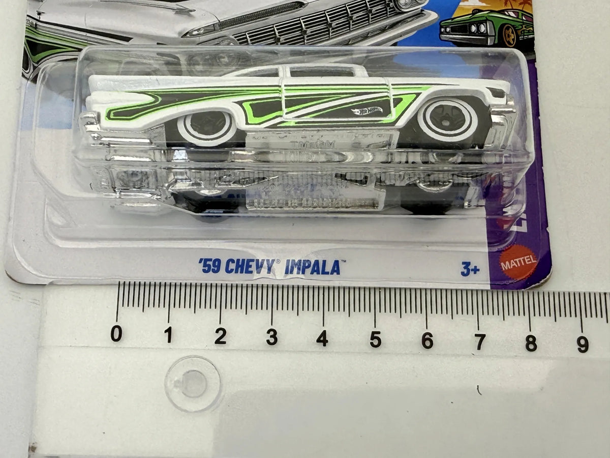 '59 Chevy Impala Mainline Hot Wheels 2026 Biały 1:64 – zdjęcie 7