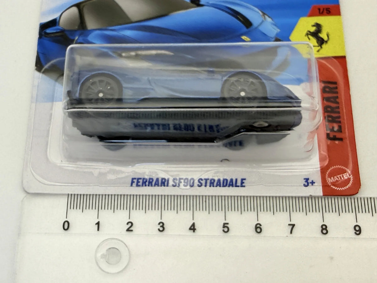 Ferrari Sf90 Stradale Mainline Hot Wheels 2026 Niebieski 1:64 – zdjęcie 7