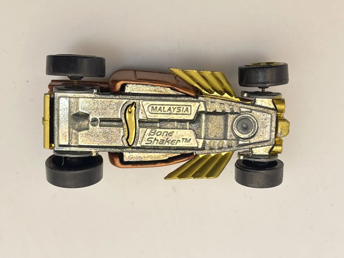 BONE SHAKER, Hot Wheels, Resoraki, Die cast, Złoty, 1:64 – zdjęcie 7