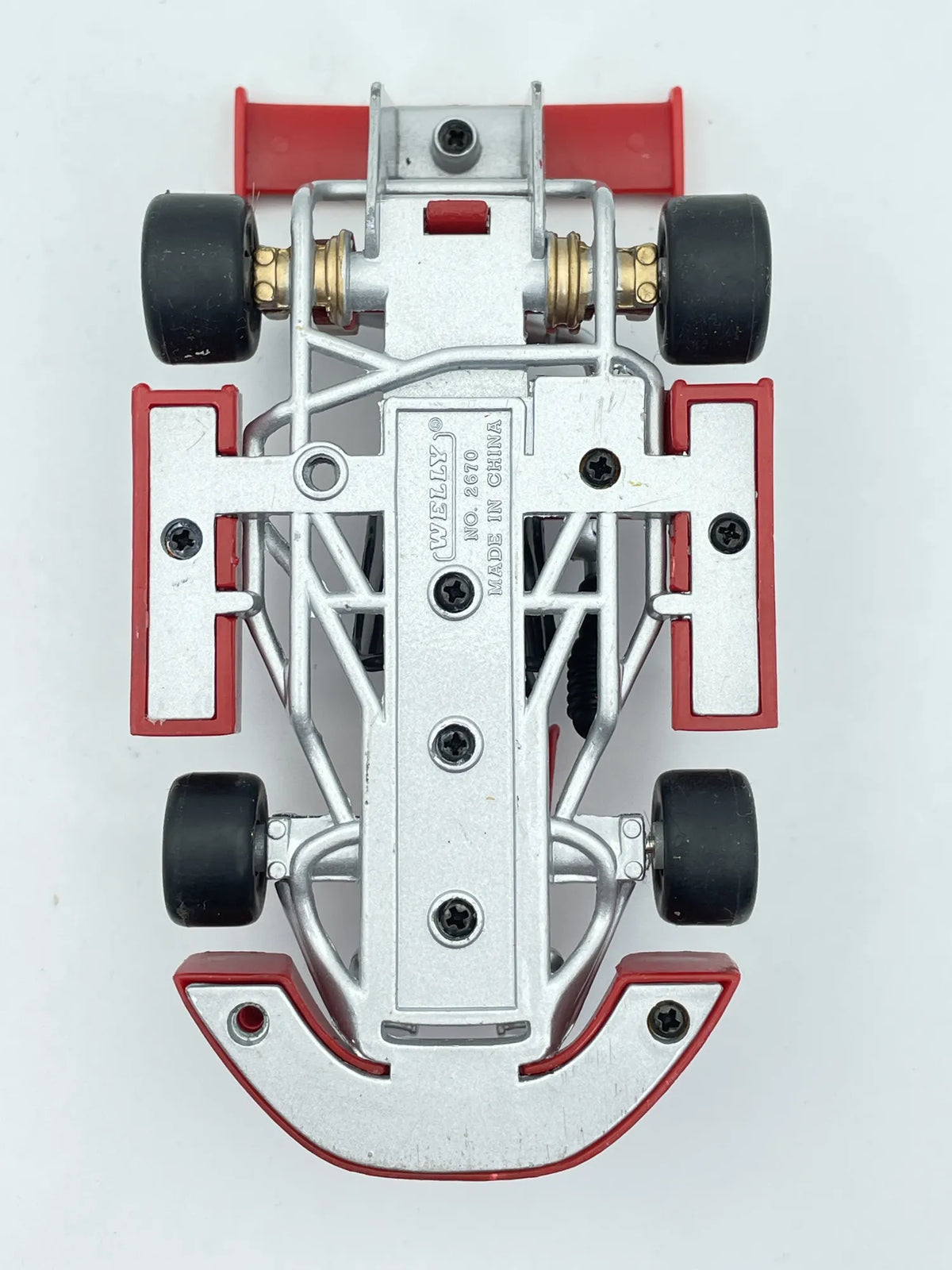 GOKART, Power Speed Kart Club 4, Welly, Resoraki, No.2670, Czerwony, 1:18 – zdjęcie 7