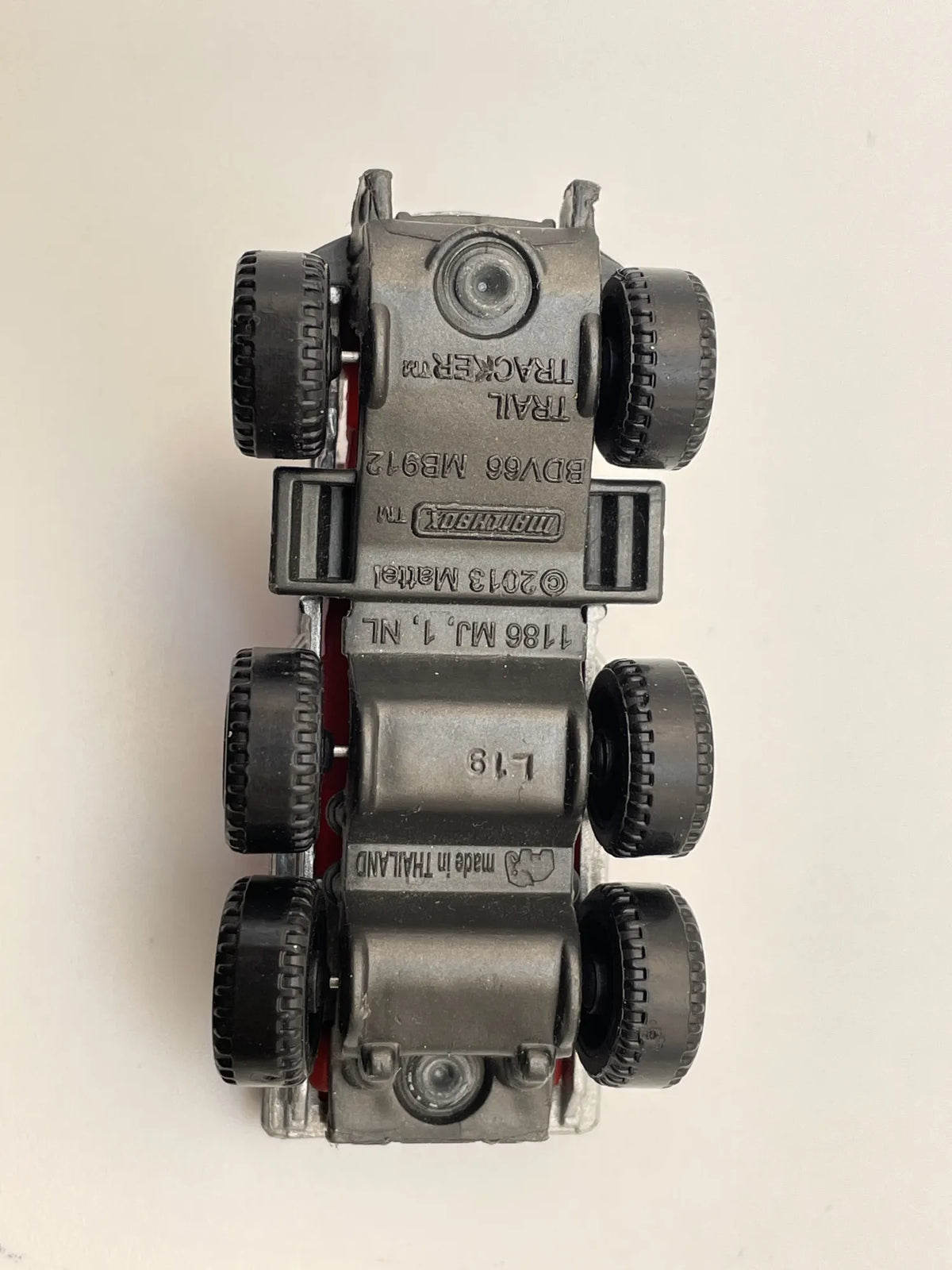 TRAIL TRACKER, Matchbox 2013, Resoraki, Die cast Bdv66 Mb912, Srebrny, 1:64 – zdjęcie 7