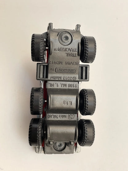 TRAIL TRACKER, Matchbox 2013, Resoraki, Die cast Bdv66 Mb912, Srebrny, 1:64 – zdjęcie 7