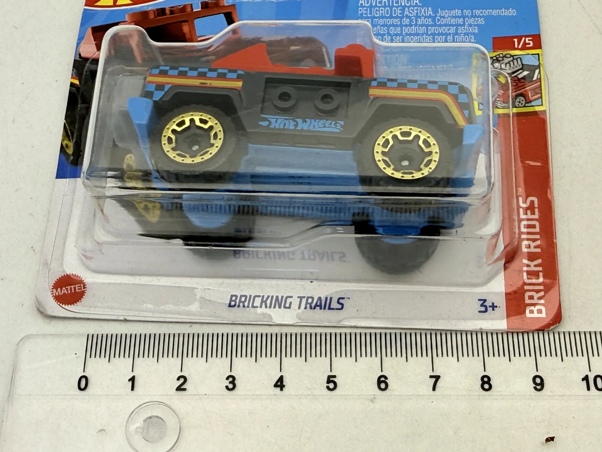 DRIFTING TRAIL Brick Rides Hot Wheels 2023 Czarny 1:64 – zdjęcie 7