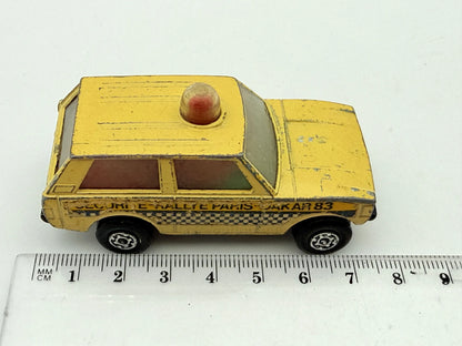 Police Patrol Matchbox Żółty 1:64 Made in Anglia – zdjęcie 7