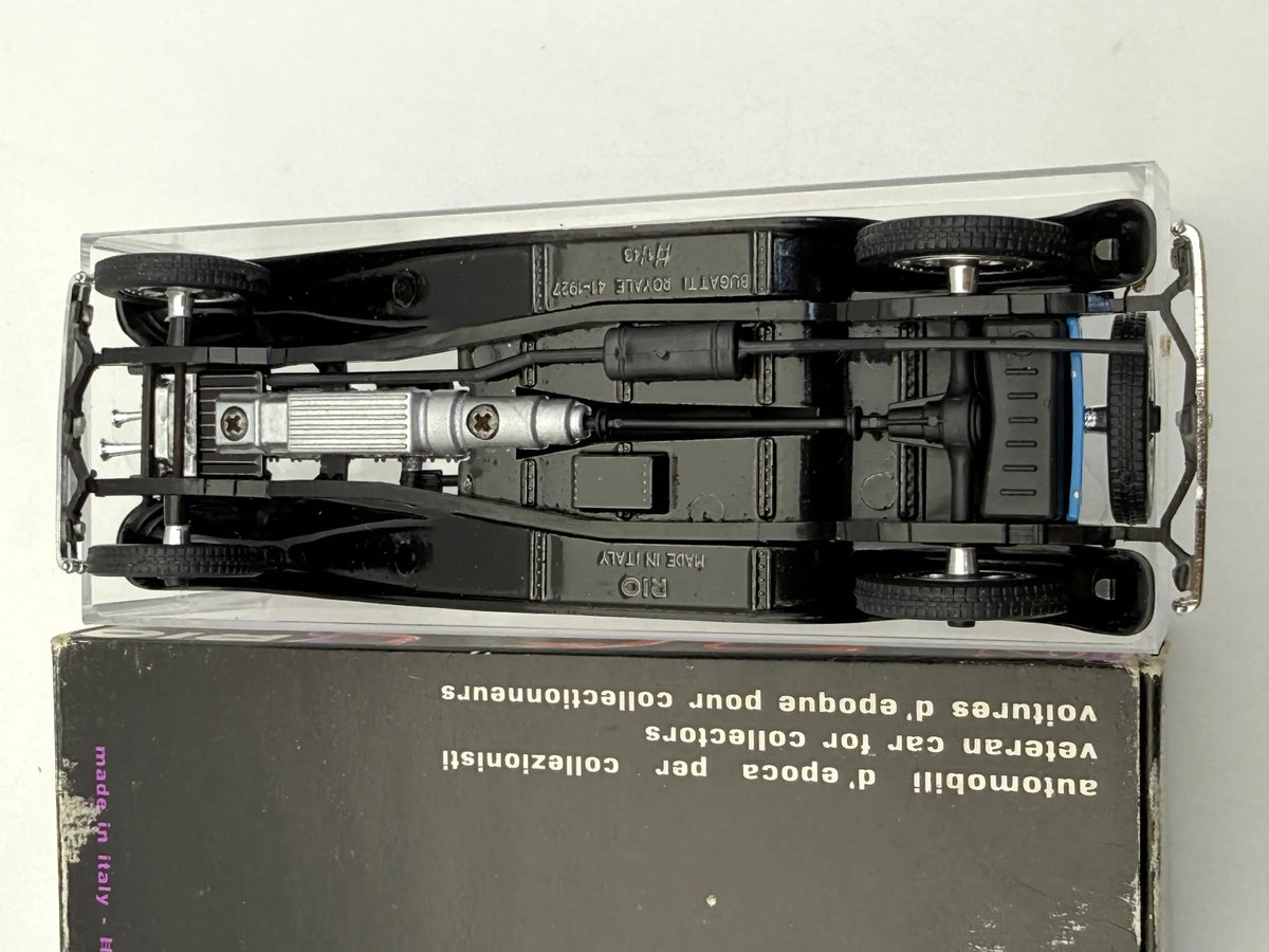 1927 BUGATTI ROYALE 41-1927 RIO Niebieski 1:43 Made in Italy – zdjęcie 7