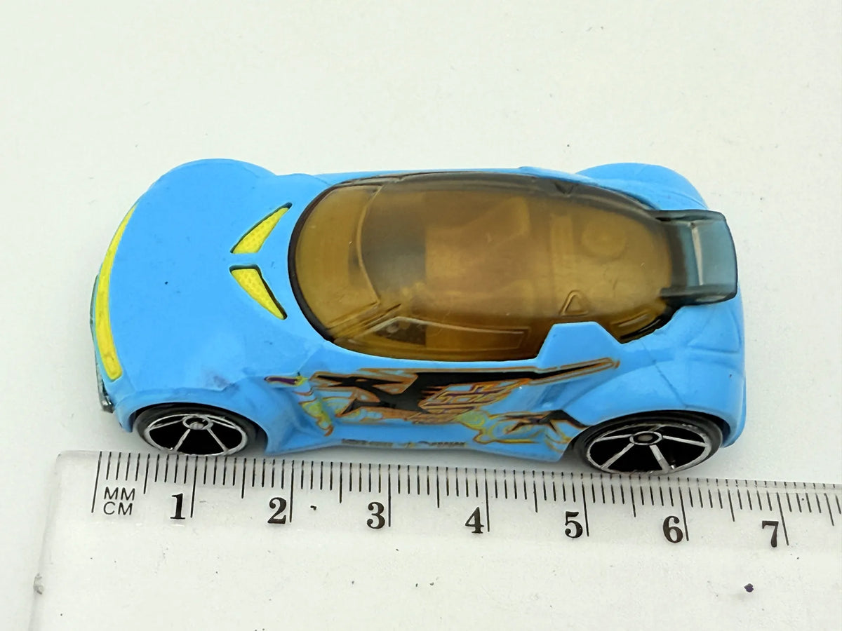 High Voltage Hot Wheels Niebieski 1:64 – zdjęcie 7