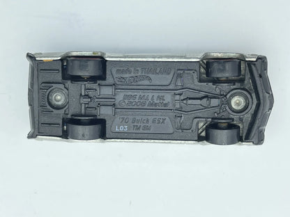 '70 Buick GSX, Hot Wheels 2008, Resoraki, Die cast, Srebrny Chrom, 1:64 – zdjęcie 7