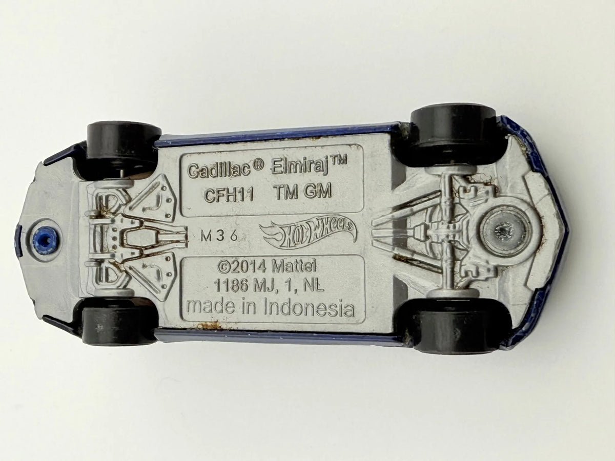 Cadillac Elmiraj Hot Wheels 2014 Granatowy 1:64 – zdjęcie 7