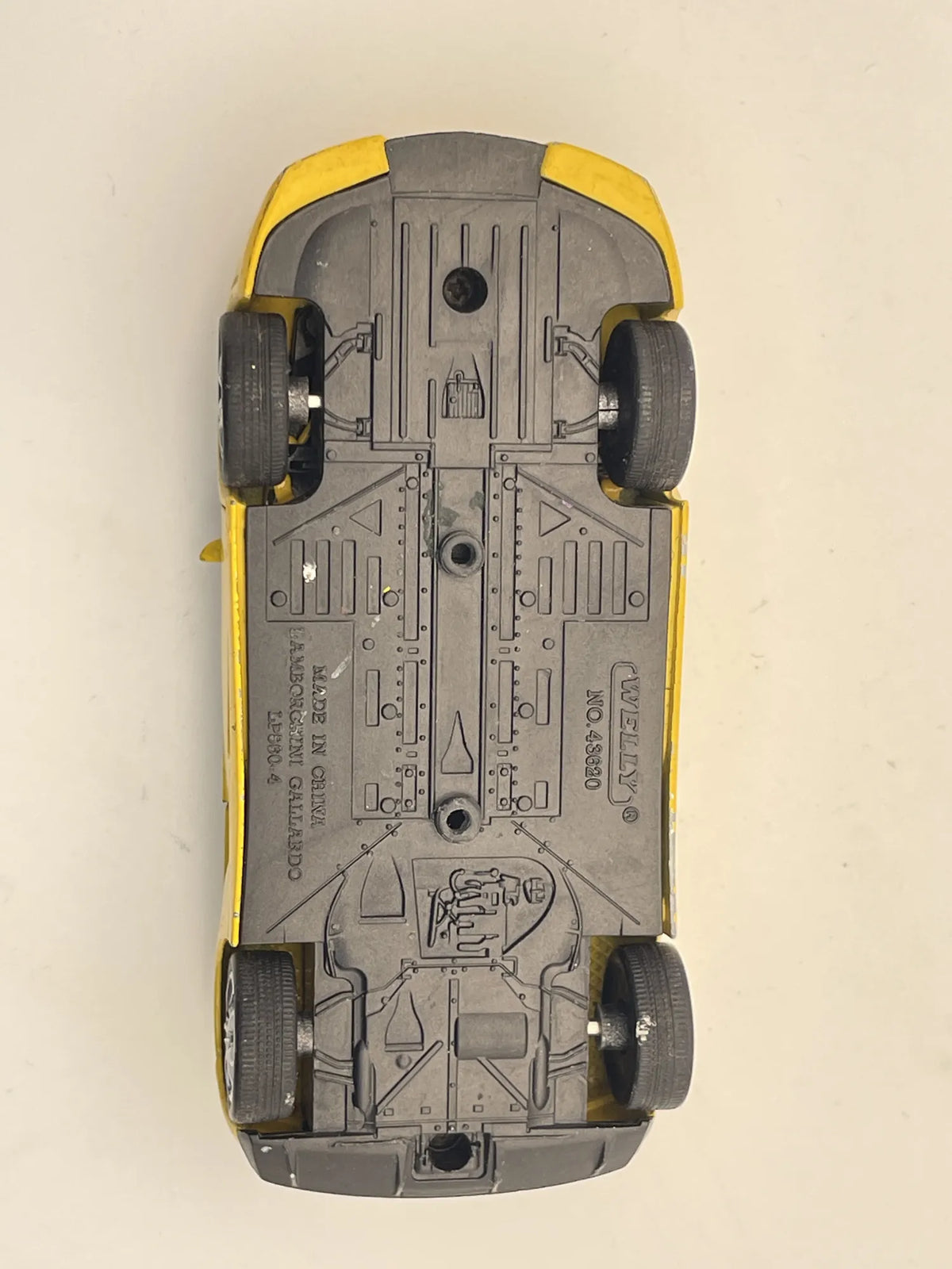 LAMBORGHINI GALLARDO, Welly, Resoraki, Die cast, Żółty 1:36 – zdjęcie 7