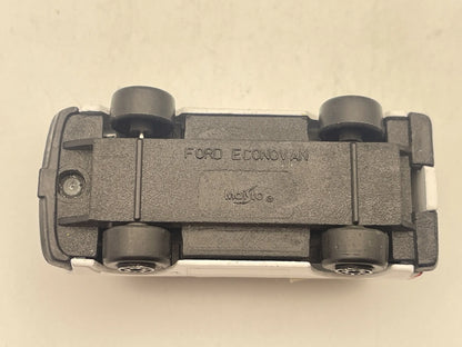 FORD ECONOVAN, Stare Maisto, U-Drive Van Hire, Vintage Die cast, Biały 1:64 – zdjęcie 7