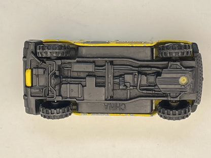 Hummer H2, GUN DOG SUV, Resoraki, Die cast, Żółty 1:64 – zdjęcie 7