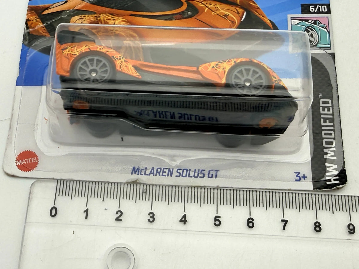MCLAREN SOLUS GT HW Modified Hot Wheels 2024 Orange 1:64 – zdjęcie 7