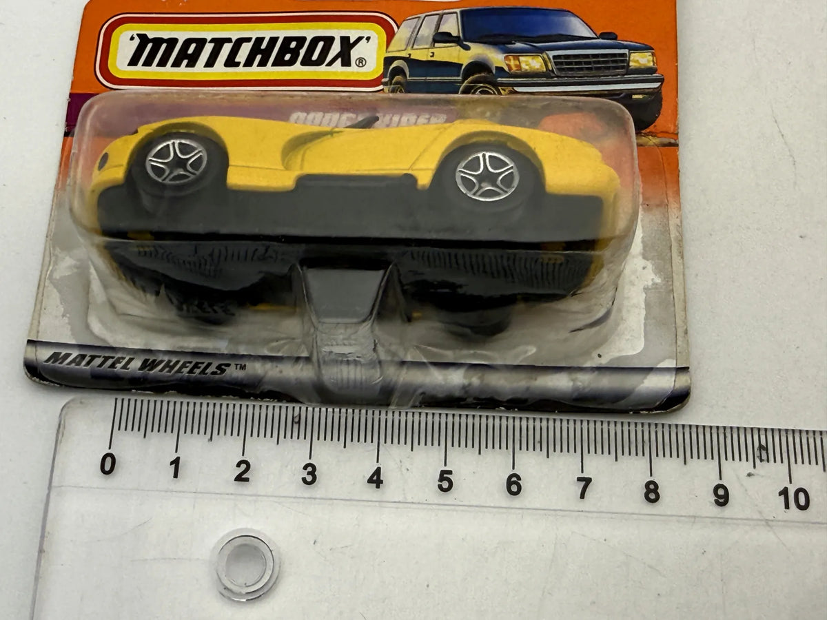 DODGE VIPER Mainline Matchbox 1997 Żółty 1:64 – zdjęcie 7