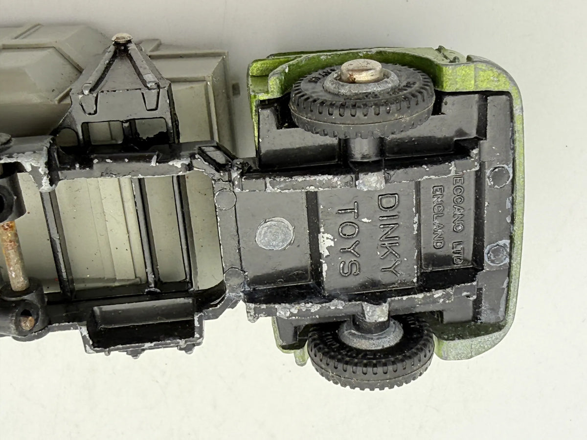Bedford Tk Refuse Wagon Dinky Toys 1966 Szary 1:43 Made in United Kingdom – zdjęcie 7