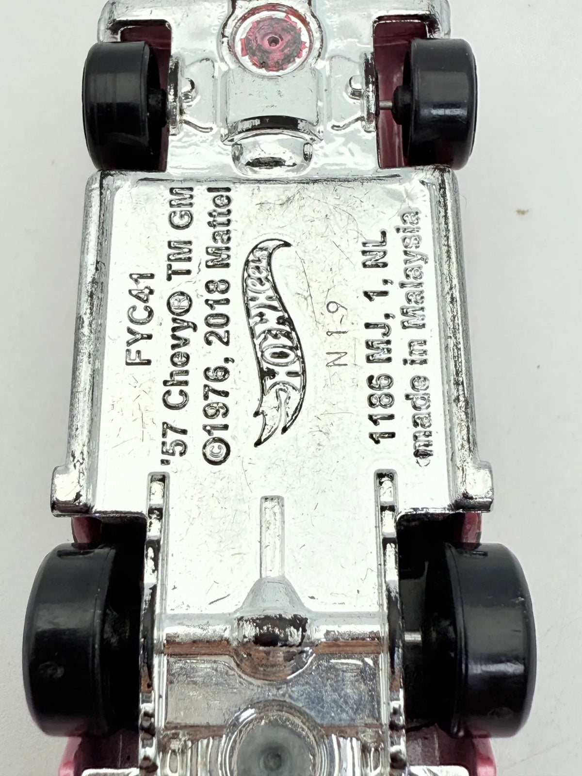 '57 Chevrolet Chevy, Hot Wheels, resoraki, die cast, 1:60 – zdjęcie 7