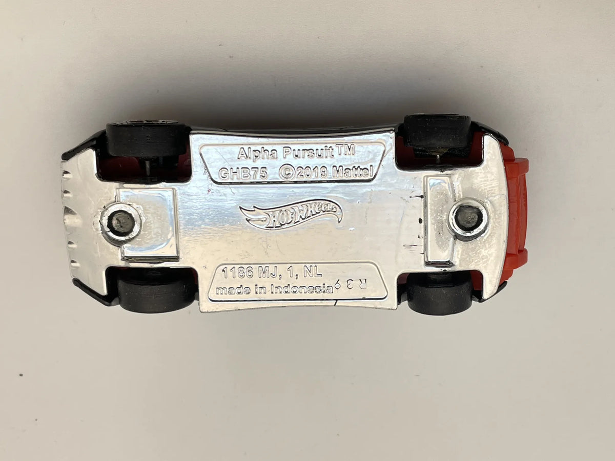 ALPHA PURSUIT POLICE, Hot Wheels 2019, Resoraki, Die cast GHB75 Czarny 1:64 – zdjęcie 7