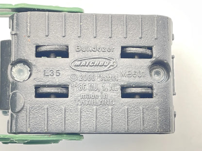 Bulldozer, Matchbox 2000, Resoraki, Die cast, Szary, 1:64 – zdjęcie 7