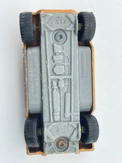 1994 Hummer Humvee, Matchbox 2014, Resoraki, Die cast 1:64 – zdjęcie 7