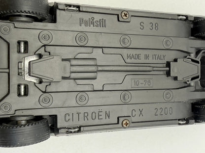 CITROËN CX 2200 Polistil 1976 Srebrny 1:22 Made in Italy – zdjęcie 7
