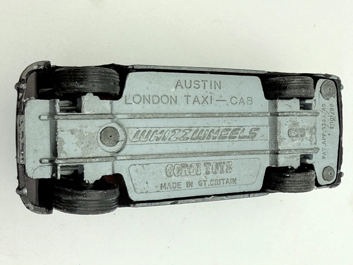 Austin London Taxi Cab, Corgi Whizzwheels, Made in Gt Britain, Czarny, 1:43 – zdjęcie 7
