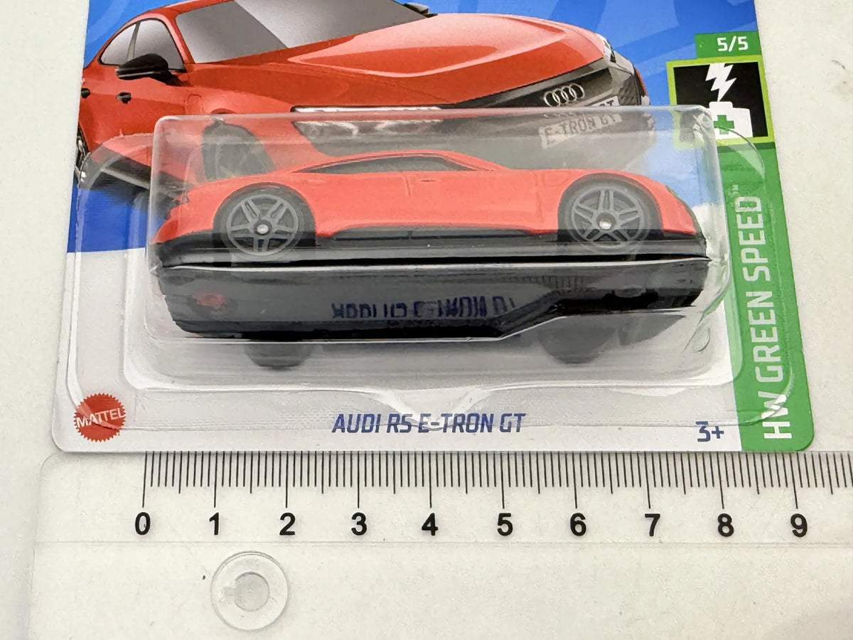 AUDI RS E-TRON GT HW Green Speed Hot Wheels 2022 Czerwony 1:64 Protektor – zdjęcie 7