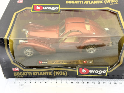 BUGATTI ATLANTIC (1936) Bburago Miedziany 1:24 Made in Italy – zdjęcie 7