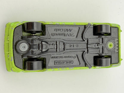 1970 PLYMOUTH AAR CUDA, Chrysler Llc, Die cast B14, Zielony, 1:64, Resoraki – zdjęcie 7