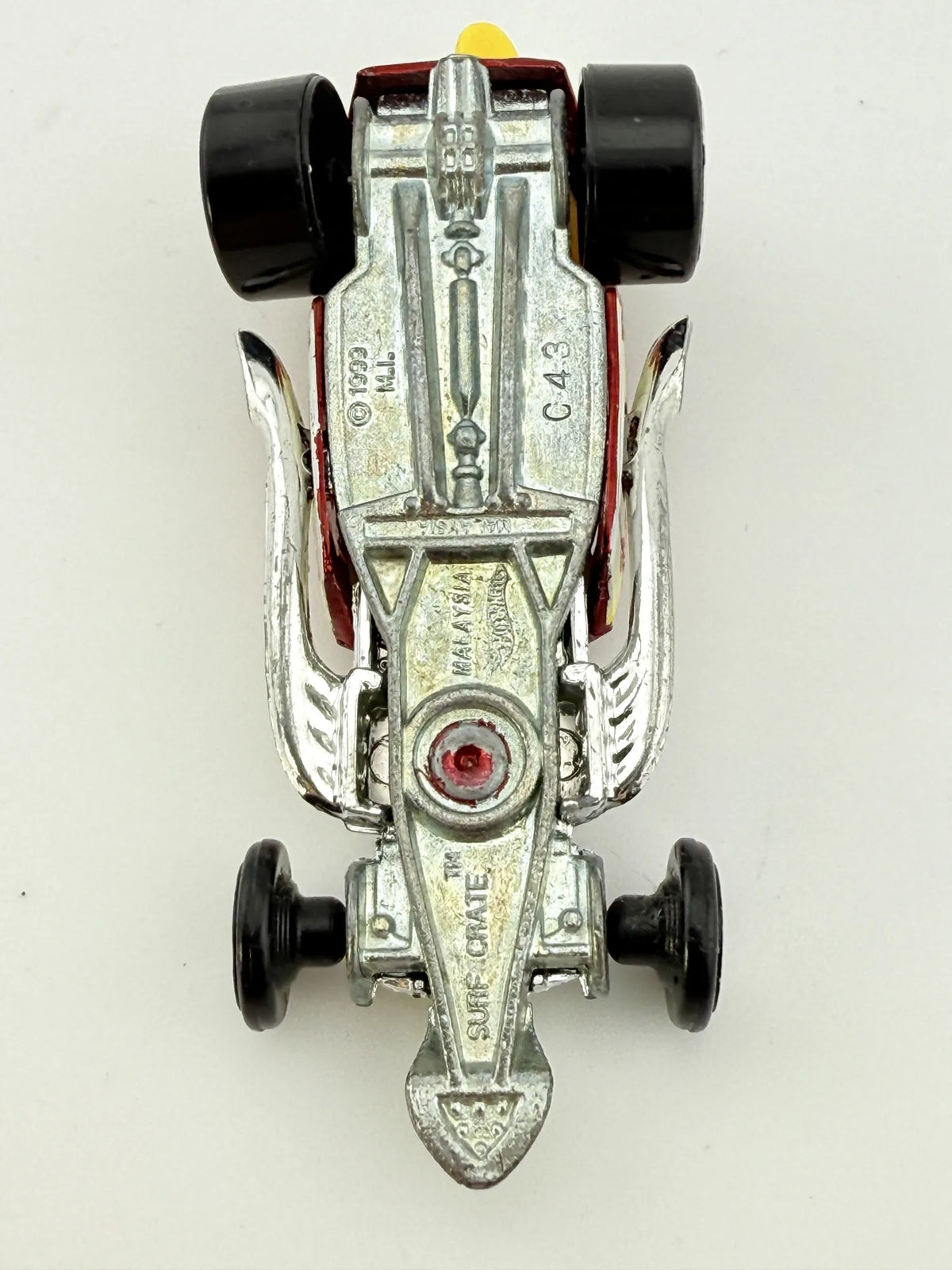 SURF CRATE, Hot Wheels 1999-11, Die cast C43, Czerwony, 1:64, Resoraki – zdjęcie 7
