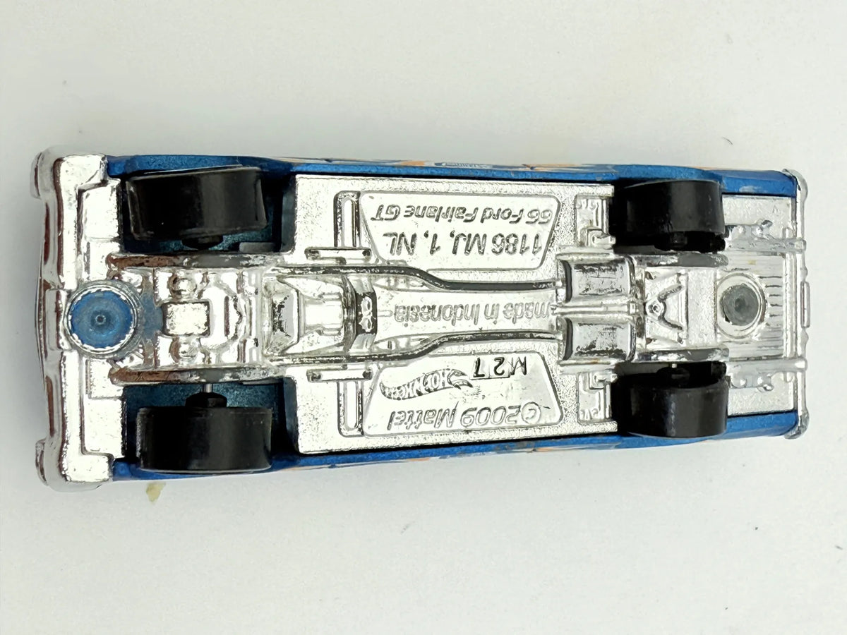 66 Ford Fairlane Gt Hot Wheels Niebieski 1:64 – zdjęcie 7