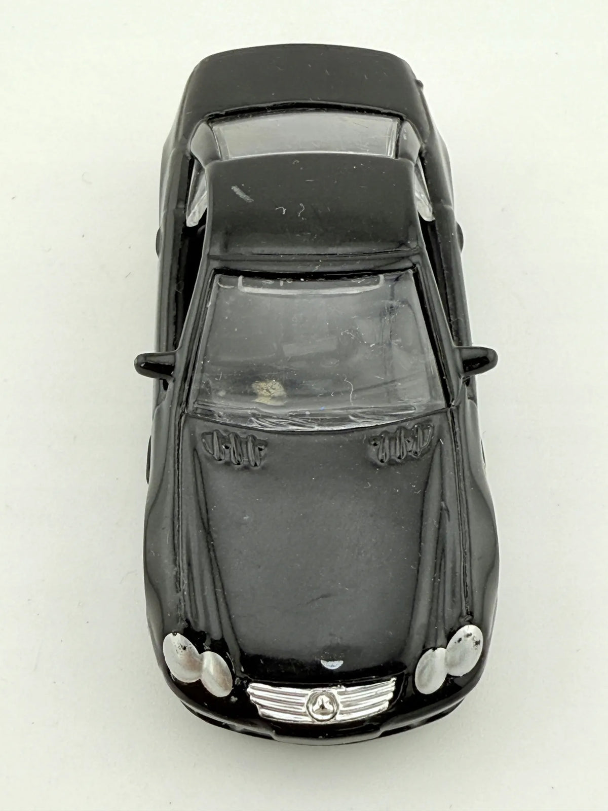MERCEDES-BENZ SL 55 AMG, Bburago, Resoraki, Die cast 11635, Czarny, 1:64 – zdjęcie 7