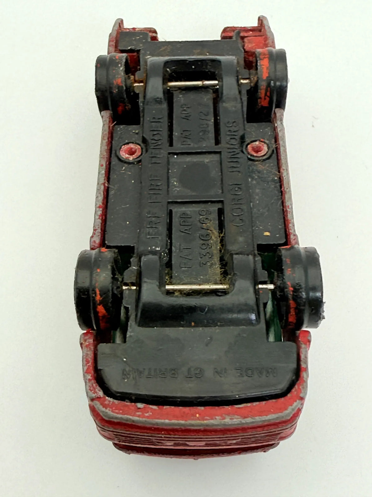 Fre Fire Tender Corgi Czerwony 1:64 Made in Wielka Brytania – zdjęcie 7